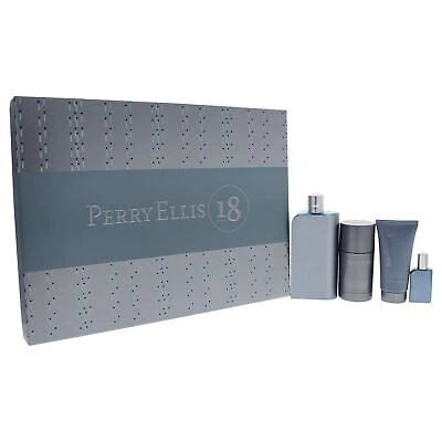 18 For Men Gift Set 4pcs by Perry Ellis Eau de Toilette