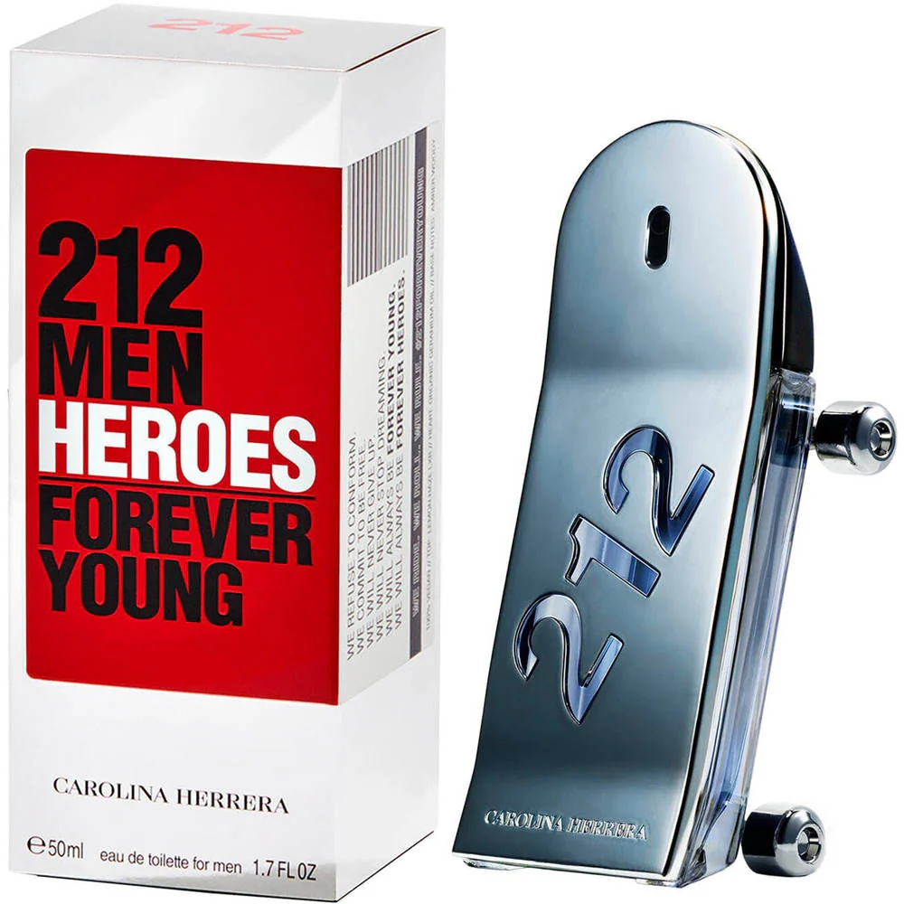 212 Men Heroes Forever Young Eau de Toilette by Carolina Herrera