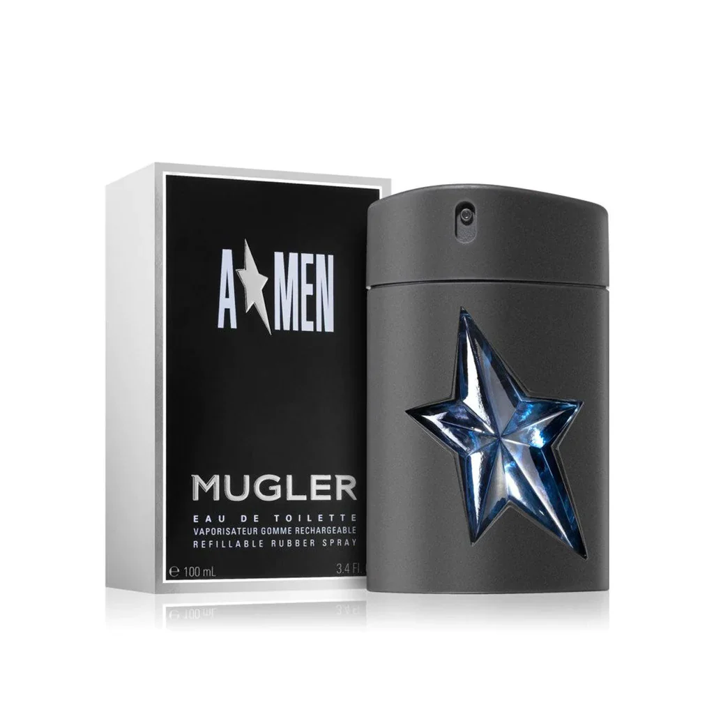 A Men Mugler Eau de Toilette Refillable Rubber Spray