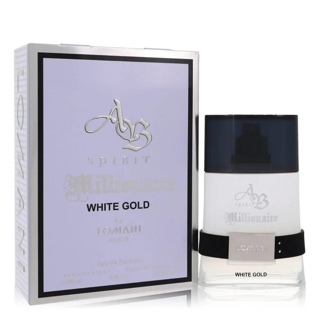 AB Spirit Millionaire White Gold Eau de Parfum by Lomani - Image 2