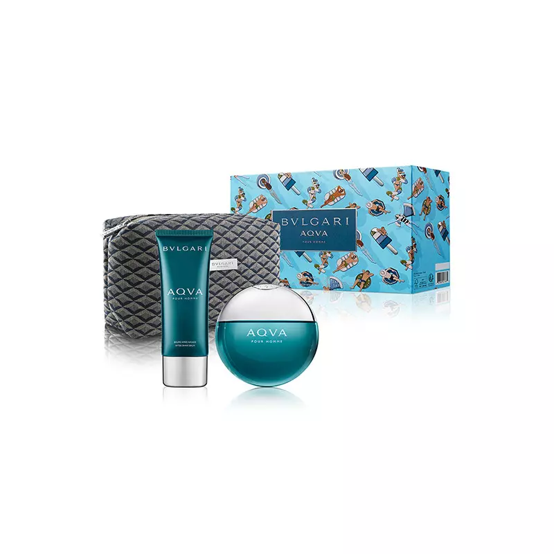 AQVA Pour Homme Men Gift Set by Bvlgary Eau de Toilette - Image 2