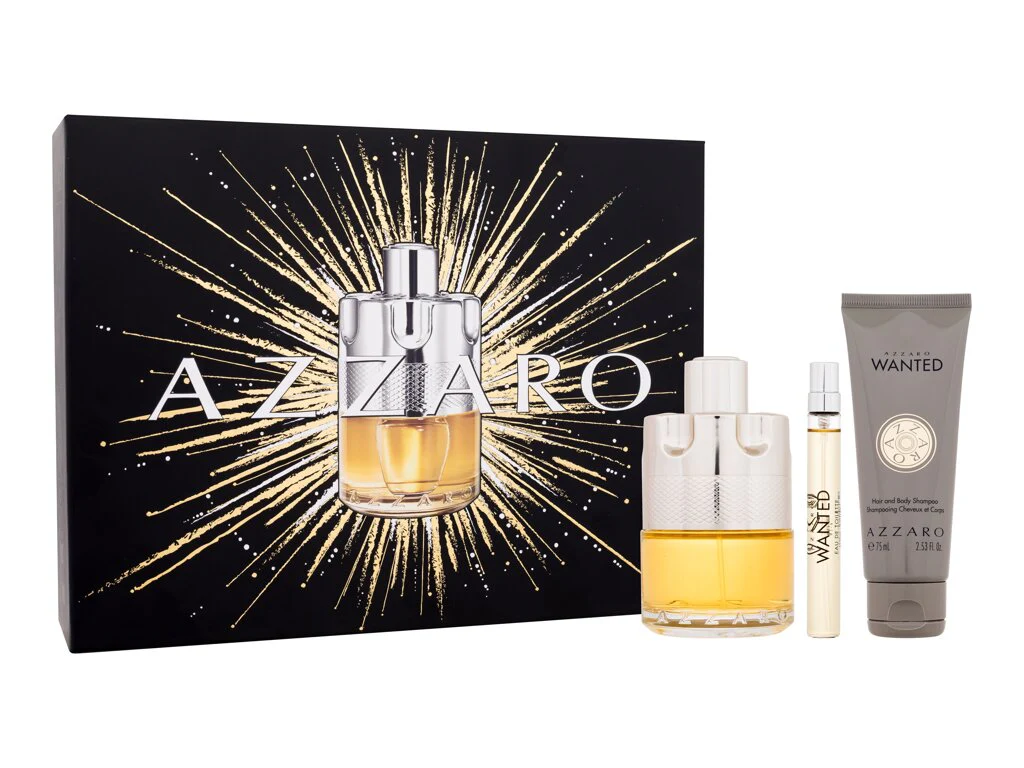 Azzaro Wanted Eau de Toilette 3PC Men Gift Set by Azzaro