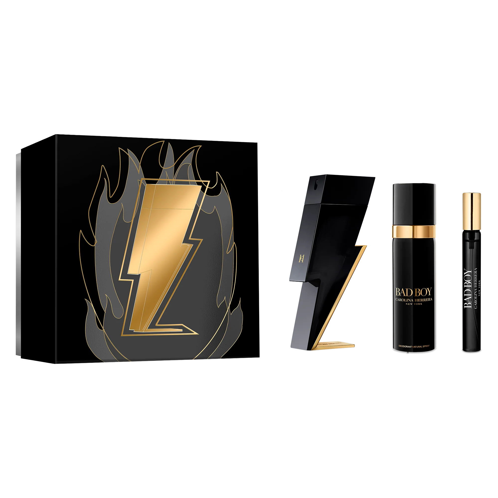Bad Boy Men 3-PC Gift Set by Carolina Herrera eau de Toilette