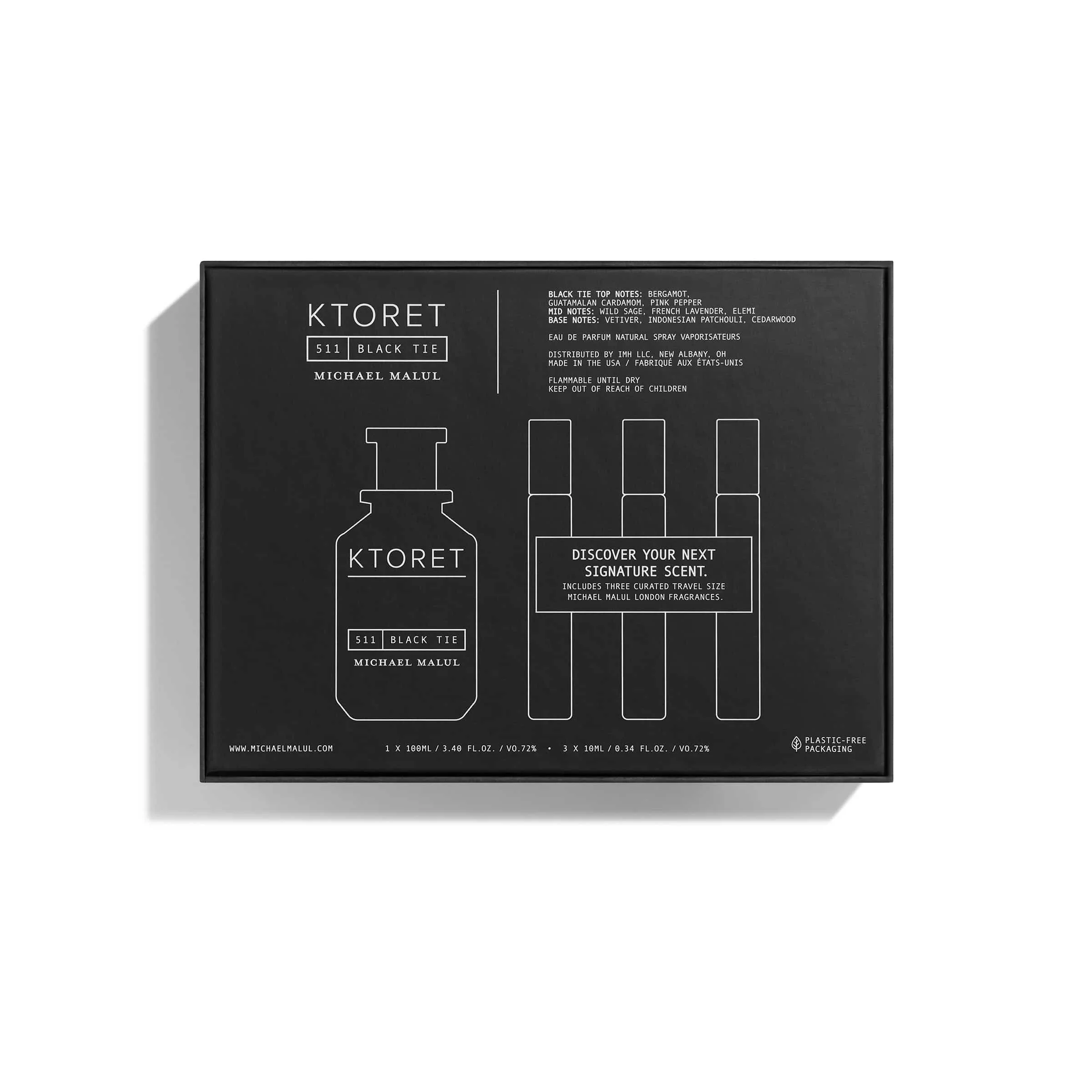 KTORET 511 Black Tie Limited Edition Eau de Parfum GIFT SET by Michael Malul - Image 2