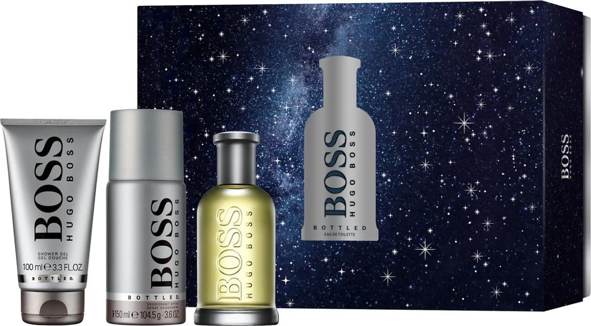 Boss Bottled 3pc Men Gift Set by Hugo Boss eau de Toilette