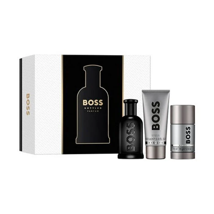 Boss Bottled 3PC Men Gift Set by Hugo Boss PARFUM
