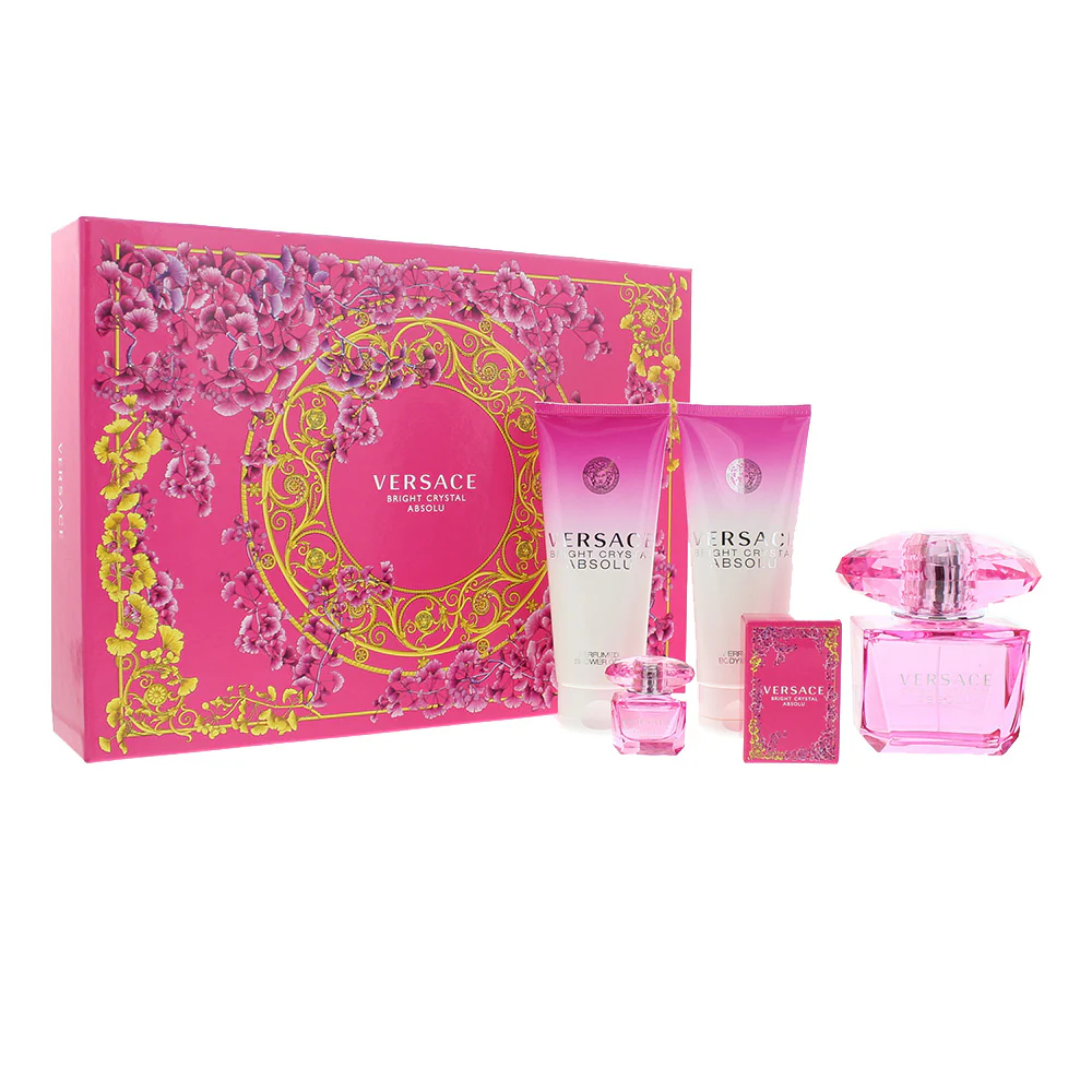 Bright Crystal Absolu Eau de Parfum 4PCS by Versace
