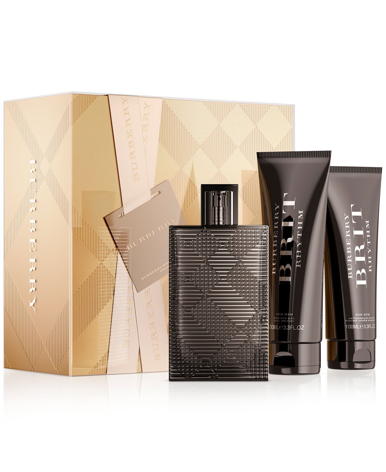 Burberry Brit Rhythm Men Gift Set by Burberry Eau de Toilette