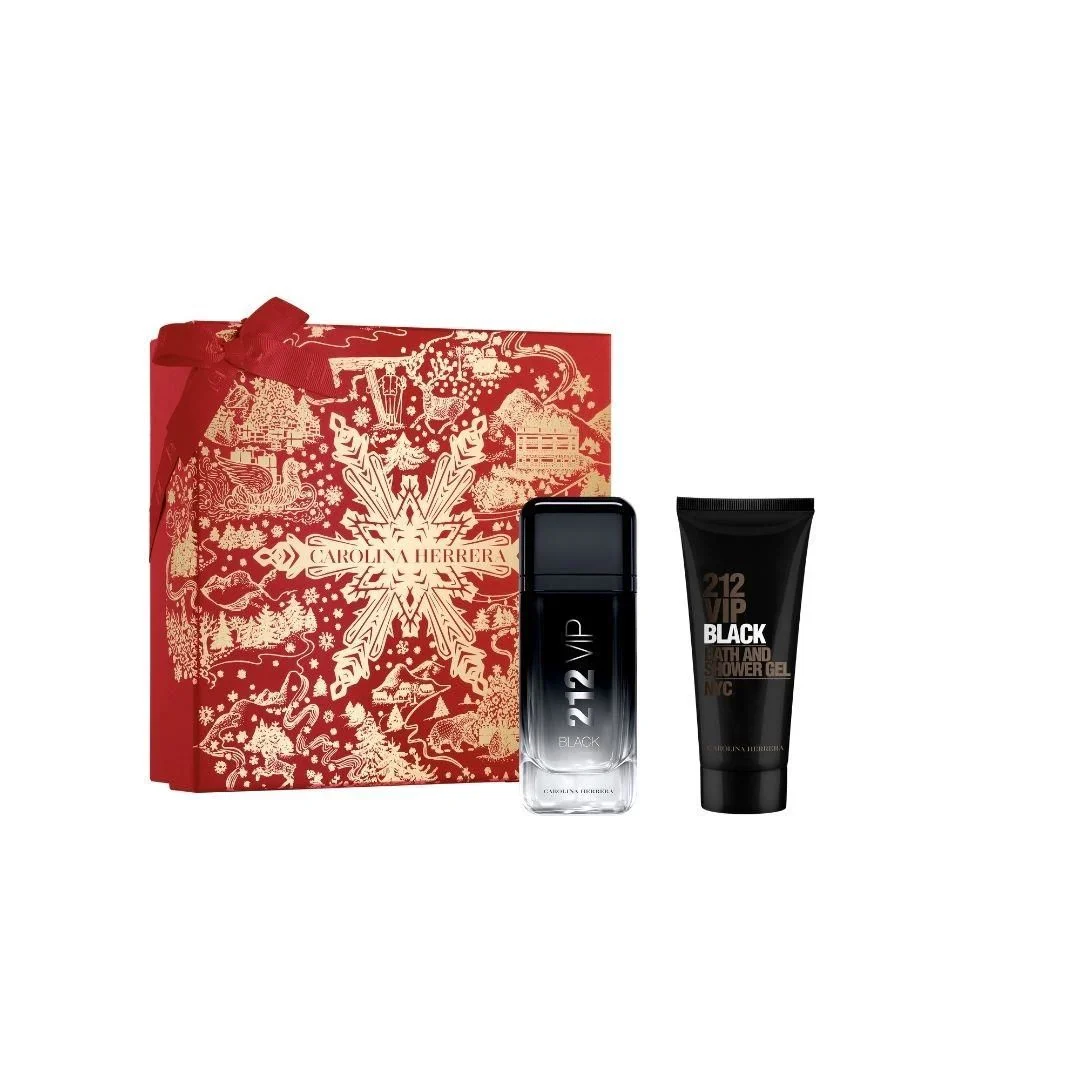 Carolina Herrera 212 VIP Black Eau de Parfum 2-PC Men Gift Set - Image 2