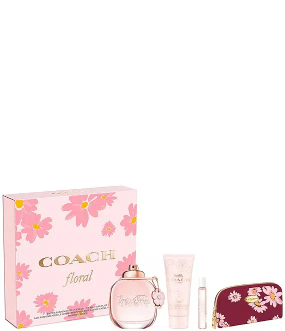 Coach Floral Eau de Parfum 4PC Gift Set by Coach - Image 2