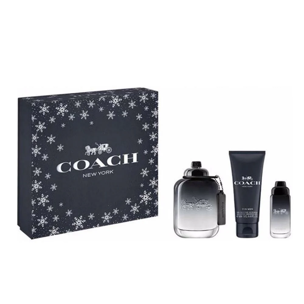 Coach New York Men 3pc Set by Coach Eau de Toilette