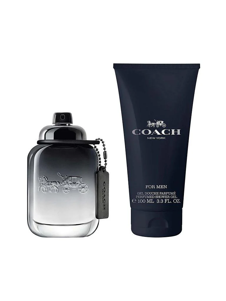 Coach New York Men 1.7oz +3.3oz Shower Gel Set eau de Toilette