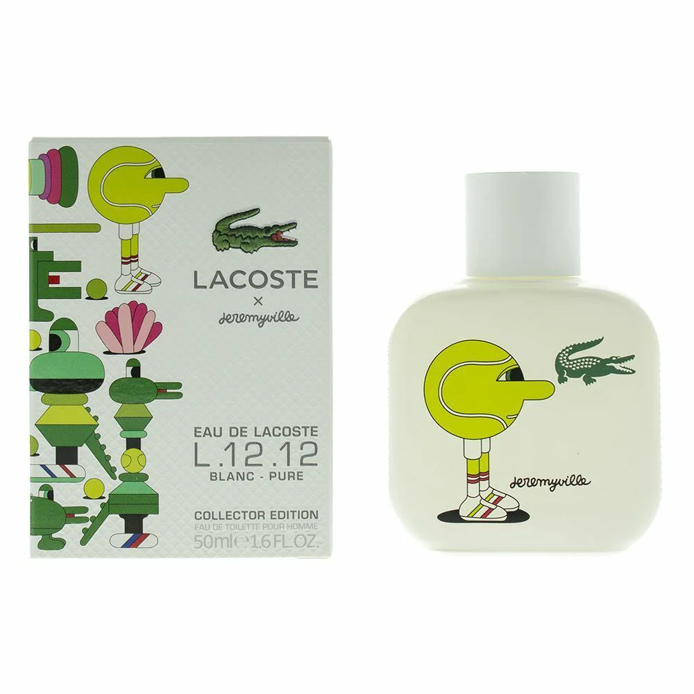 Lacoste x Jeremyville Eau de Lacoste L.12.12 Blanc Collectors Edition Eau de Toilette - Image 2