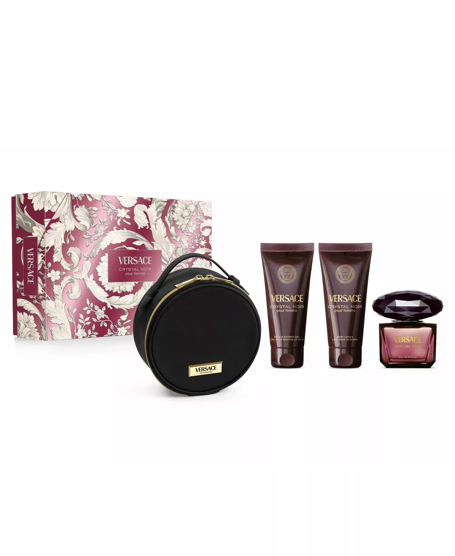 Crystal Noir Eau de Parfum 4PCS by Versace