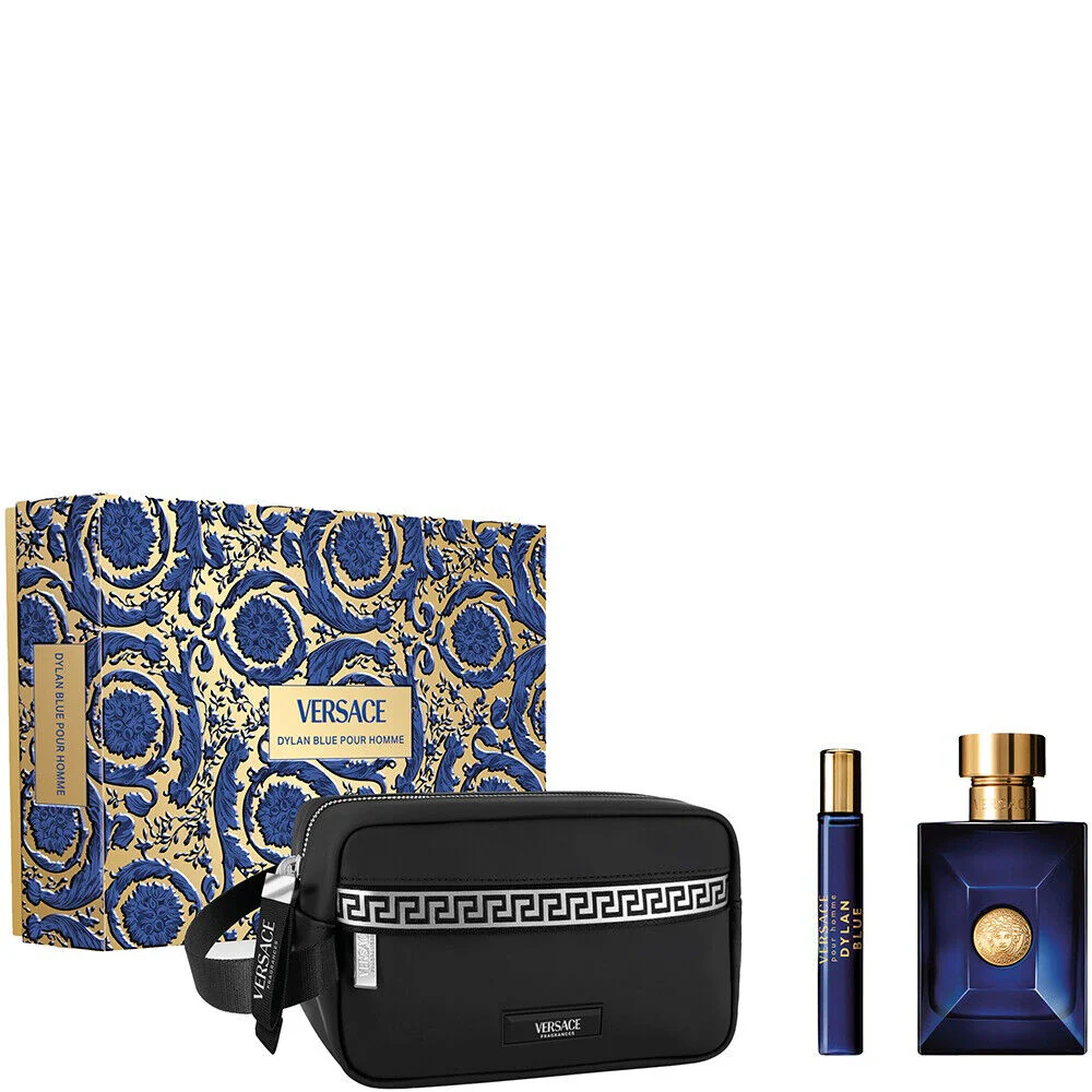 Dylan Blue Pour Homme Eau de Toilette 3PCS by Versace - Image 3