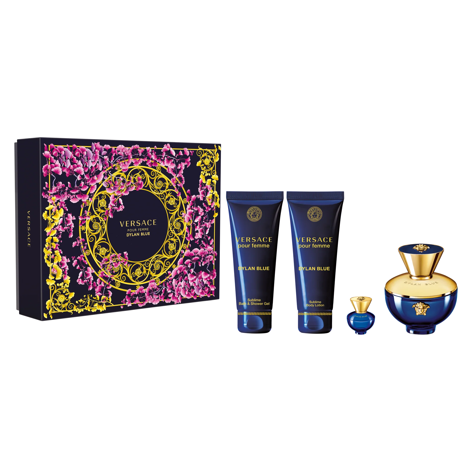 Dylan Blue Pour Femme Eau de Parfum 4PCS by Versace - Image 2