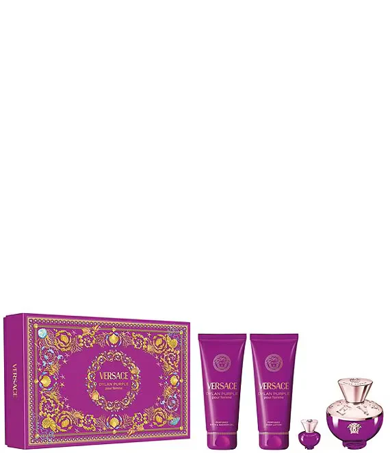 Dylan Purple Eau de Parfum 4PCS by Versace - Image 3