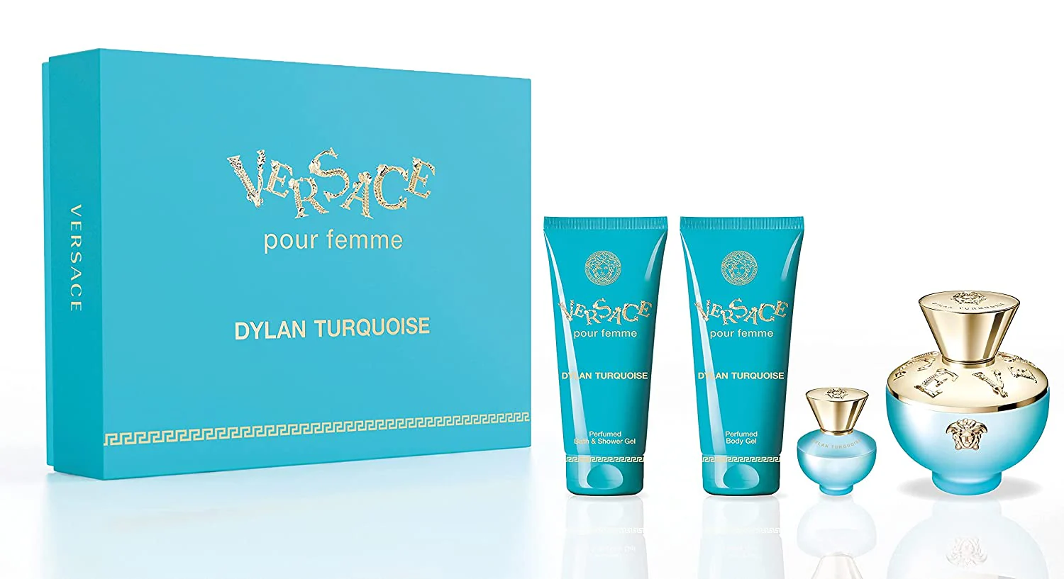 Dylan Turquoise Eau de Toilette 4PCS by Versace