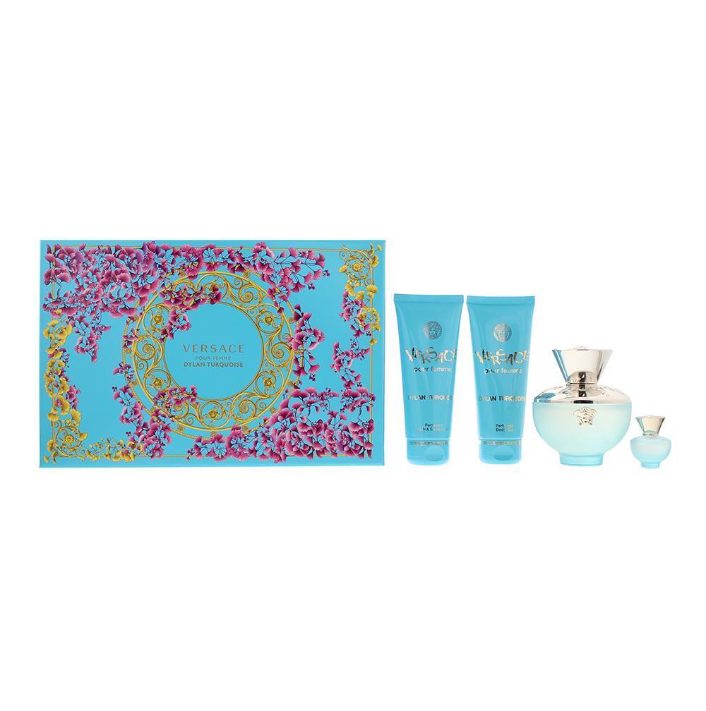 Dylan Turquoise Eau de Toilette 4PCS by Versace - Image 2