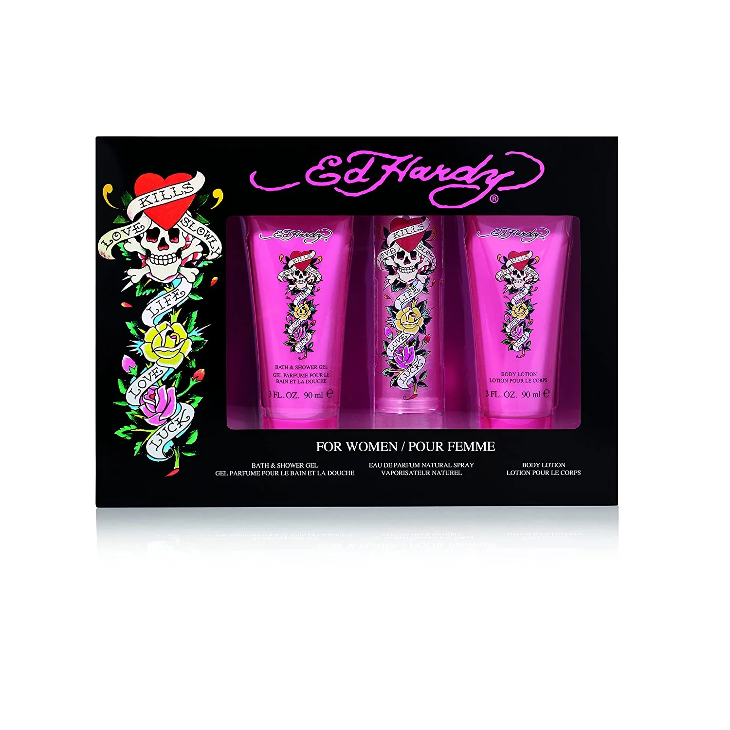 Ed Hardy Love Kills Slowly Women Gift Set by Ed Hardy Eau de Parfum