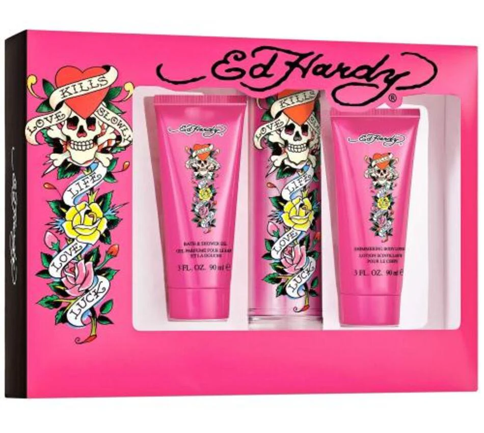 Ed Hardy Love Kills Slowly Women Gift Set by Ed Hardy Eau de Parfum - Image 2
