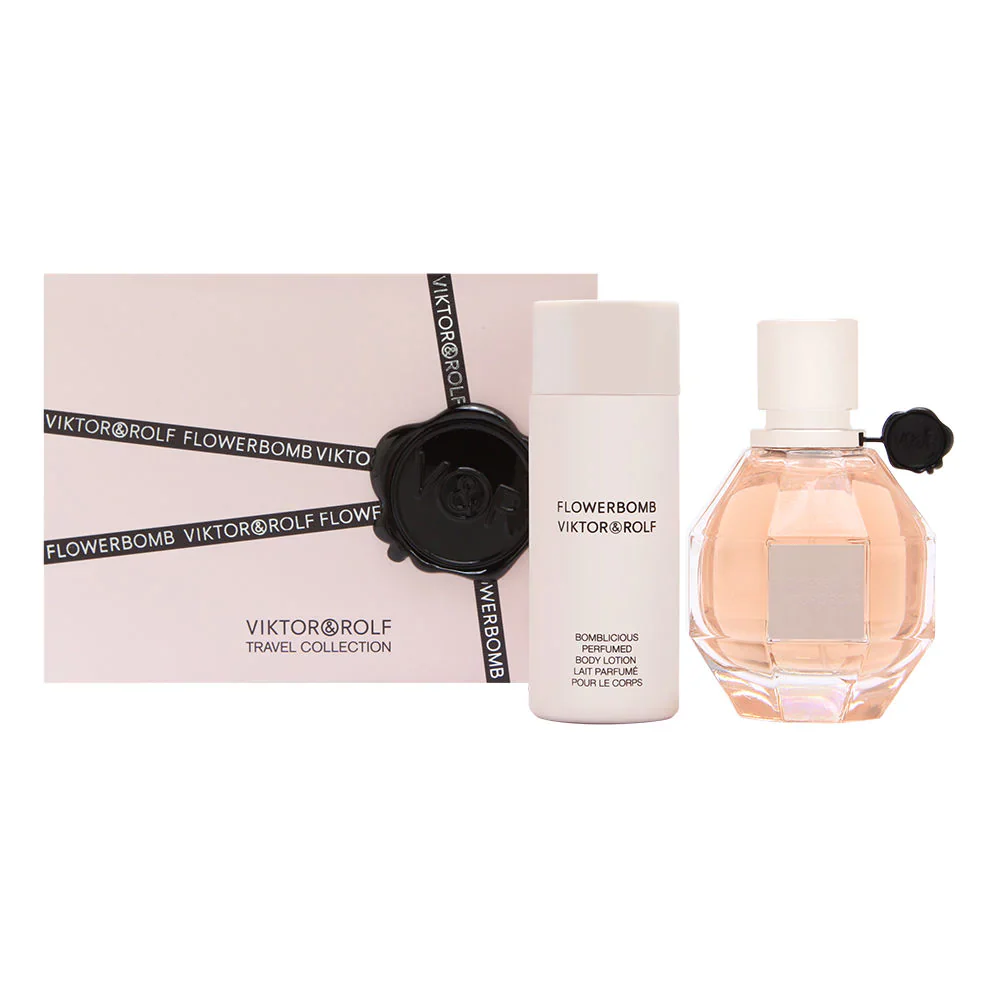 Flowerbomb Women Set 1.7 oz+ 1.7 oz Body Lotion by Victor & Rolf eau de Parfum
