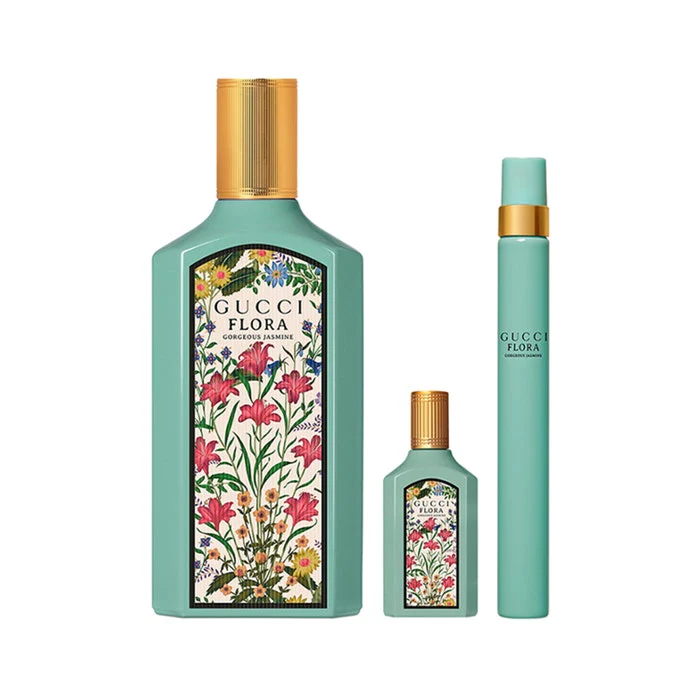 Gucci Flora Gorgeous Jasmine EAU DE PARFUM 3PCS by Gucci
