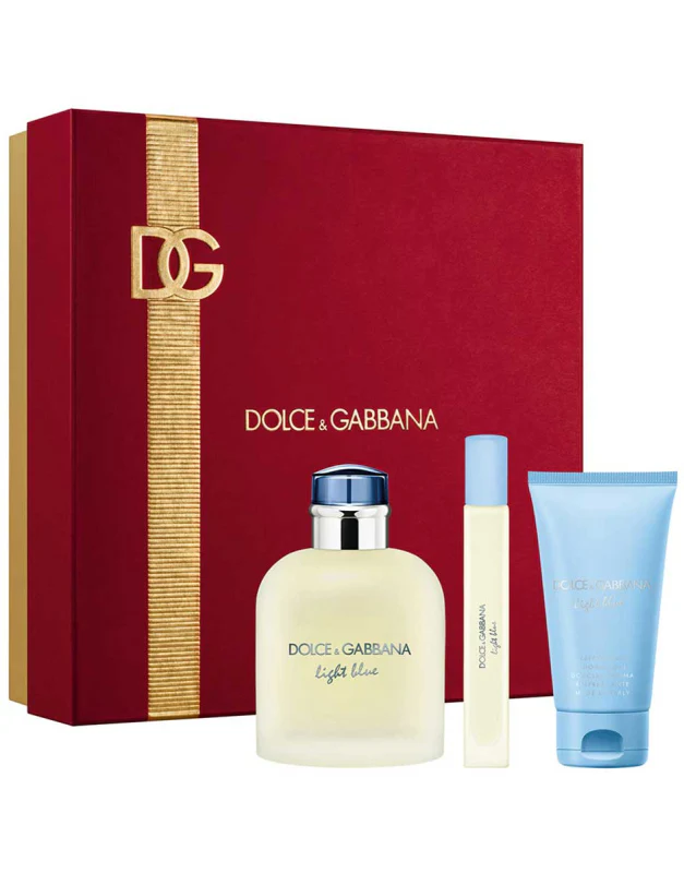 Light Blue Pour Homme Eau de Toilette 3PCS by Dolce & Gabbana