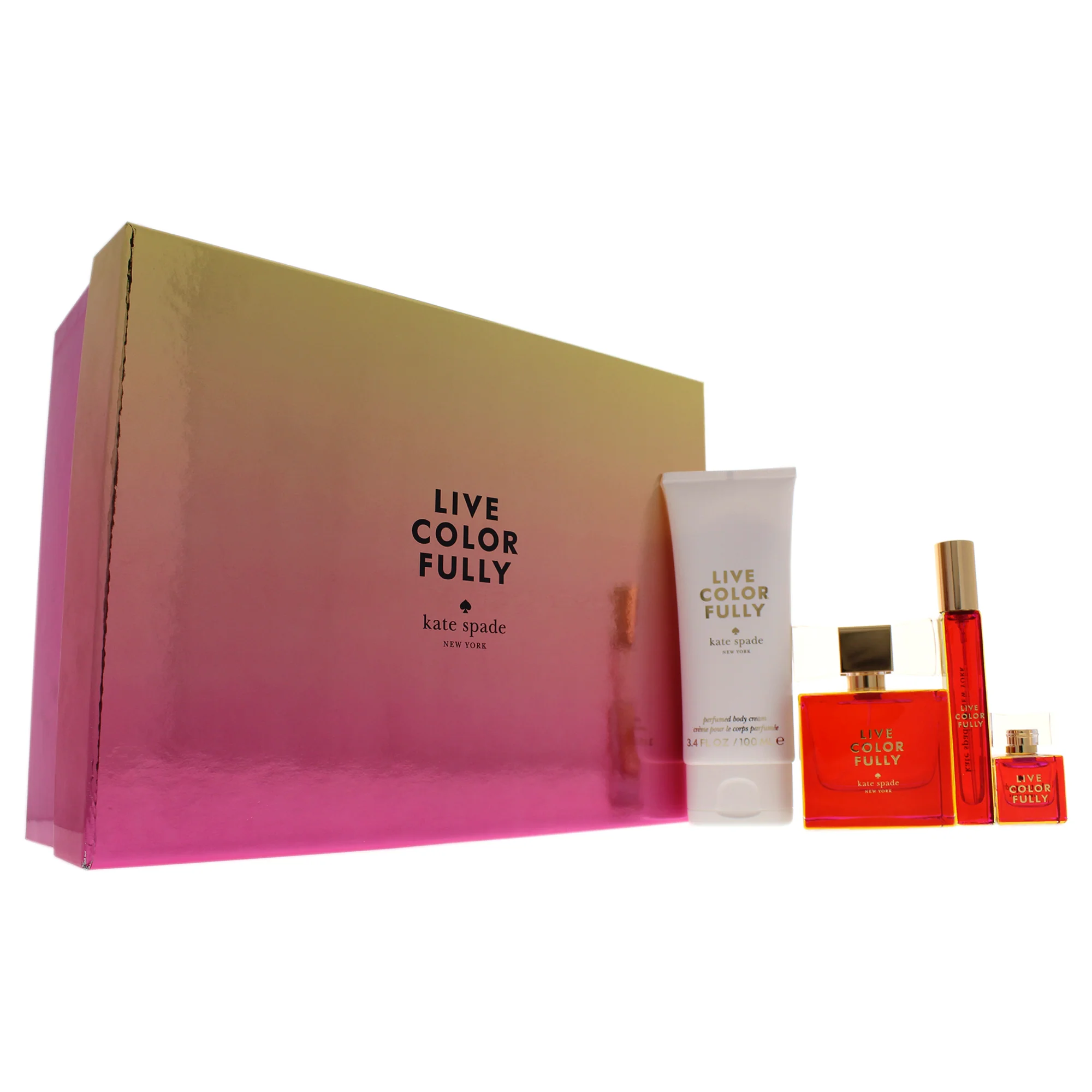 Live Colorfully Women Gift Set 4-Piece by Kate Spade Eau de Parfum