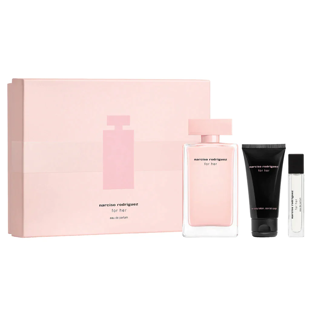 Narciso Rodriguez For Her 3-PC Gift Set eau de Parfum