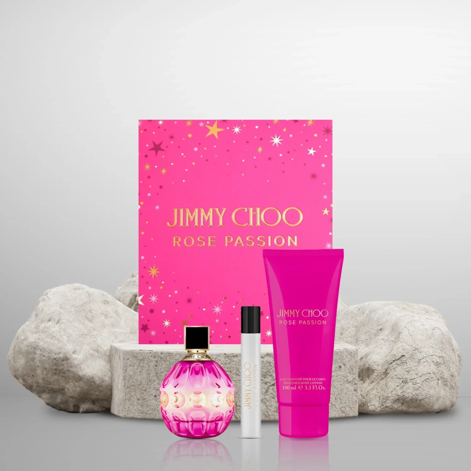 Rose Passion Eau de Parfum 3PCS by Jimmy Choo - Image 2