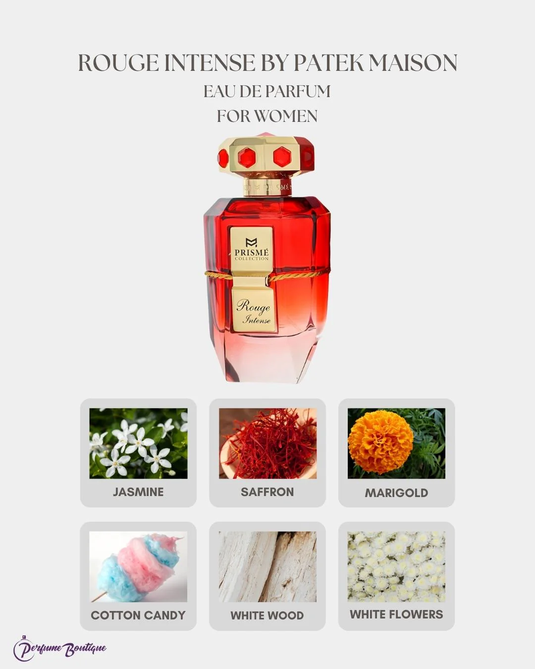 Rouge Intense Prisme Collection Eau de Parfum by Patek Maison - Image 2