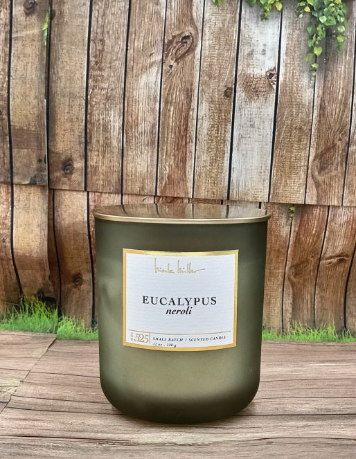 Scented Candle Eucalyptus Neroli Nicole Miller Shape Round