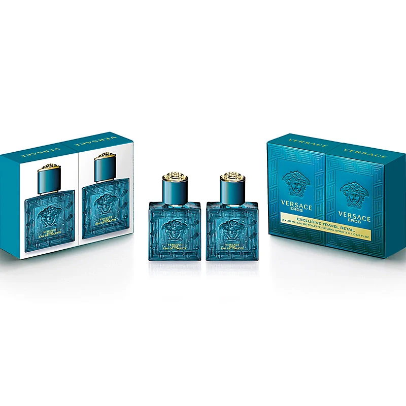Eros Men Eau de Toilette 2PCS by Versace