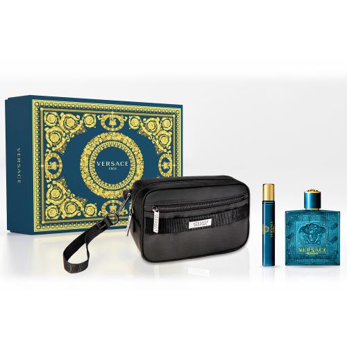 Eros Men Eau de Toilette 3PCS by Versace