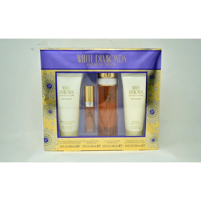White Diamond 4-PC Women Set by Elizabeth Taylor eau de Toilette
