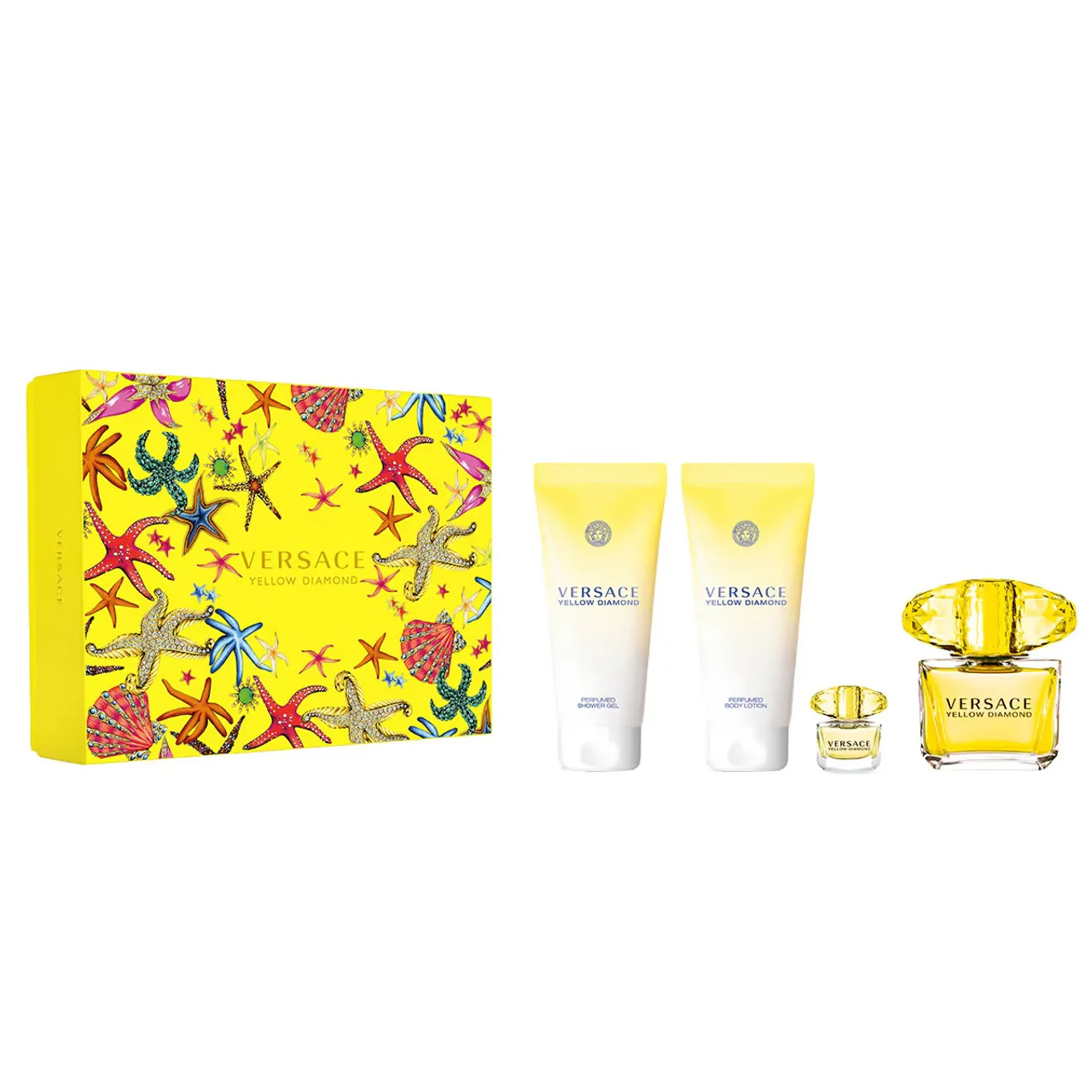 Yellow Diamond Eau de Toilette 4PCS by Versace