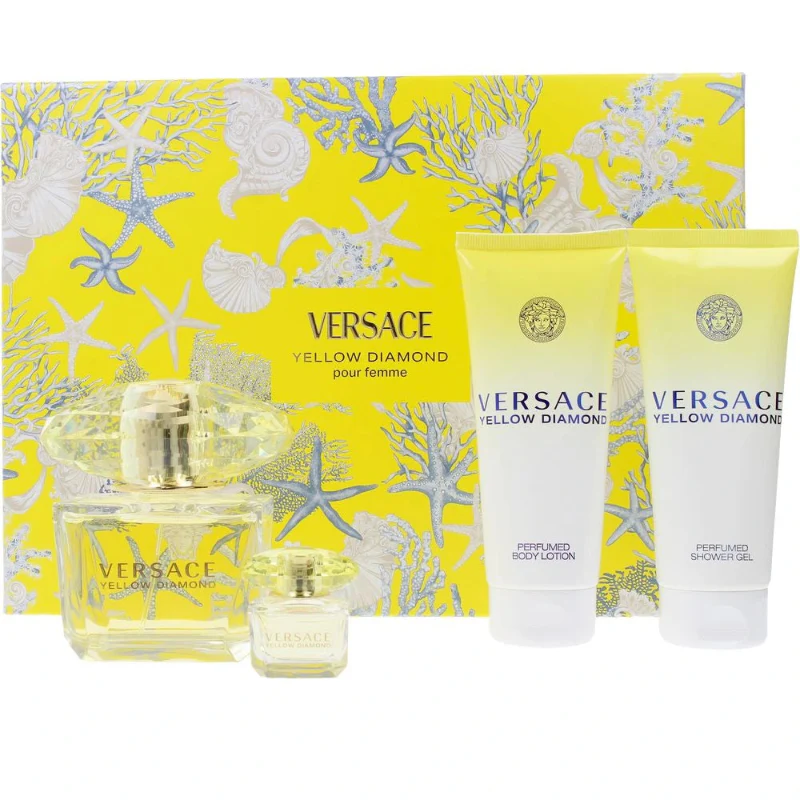 Yellow Diamond Eau de Toilette 4PCS by Versace - Image 3